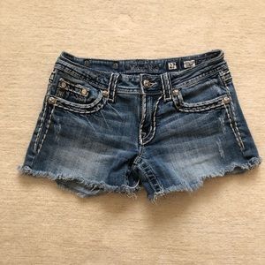 Miss Me denim shorts, size 27